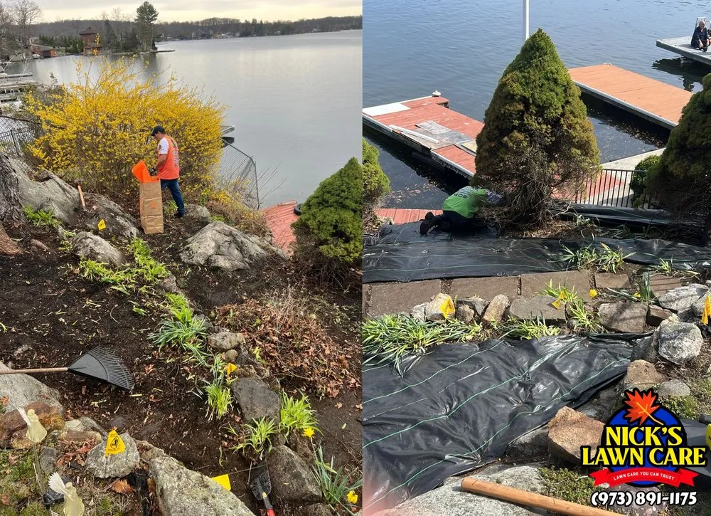 Professional landscape installation for year-round maintenance across Wharton, NJ - Nicks Lawn Care