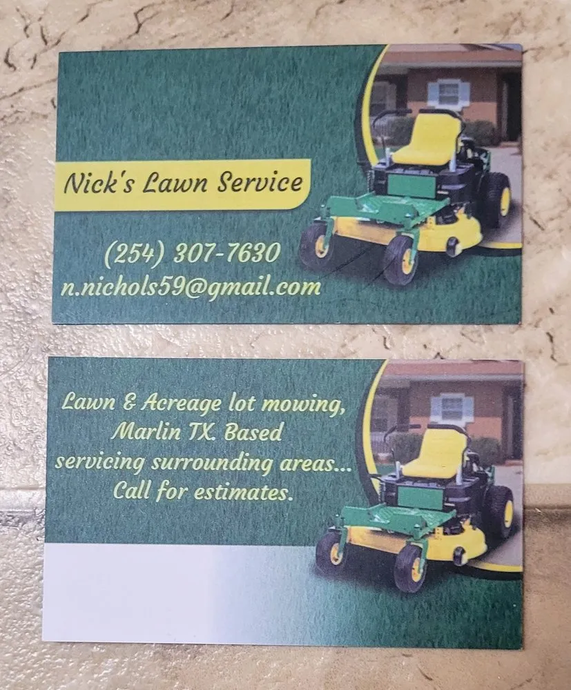 Professional garden landscaping experts serving Marlin, TX - Nick's Lawn Service