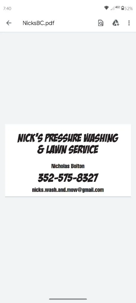 Professional yard maintenance experts serving Gainesville, FL - Nick's Pressure Washing & Lawn Service