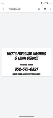 Nick's Pressure Washing & Lawn Service