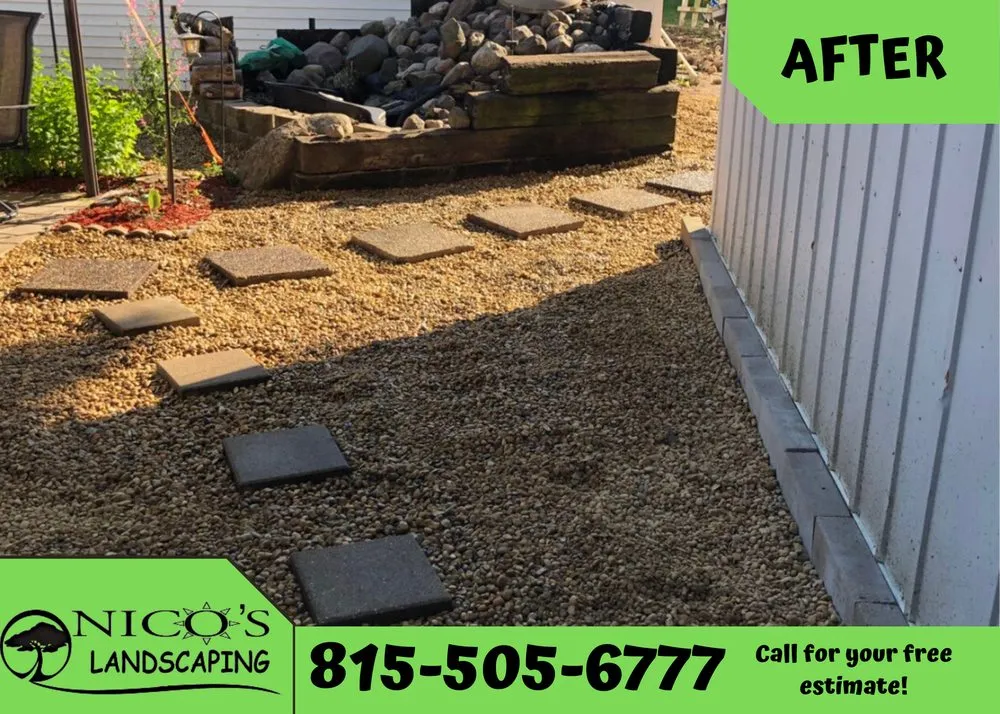 Custom landscape design for homes in Belvidere, IL by Nico's Landscaping