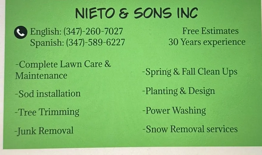 Professional landscaping services near you across Staten Island, NY - Nieto & Sons