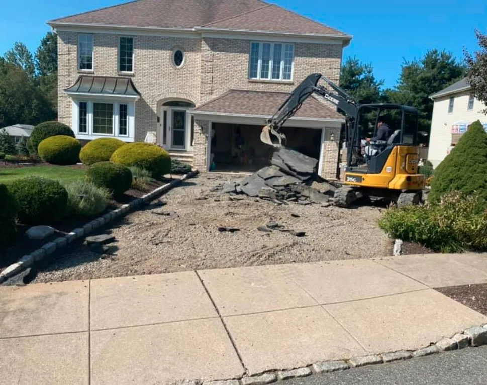 Local outdoor landscaping with custom design across Parsippany, NJ - Nieto General Contactor