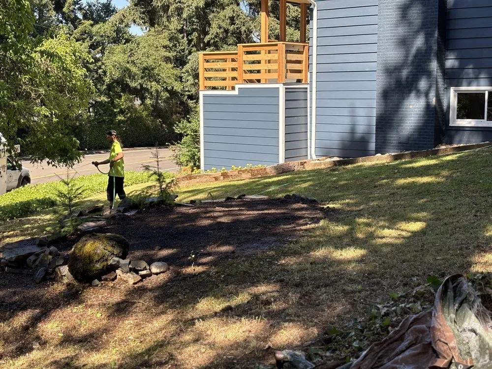 Custom outdoor landscaping for outdoor upgrades across Eugene, OR - Nigel’s Family Lawncare