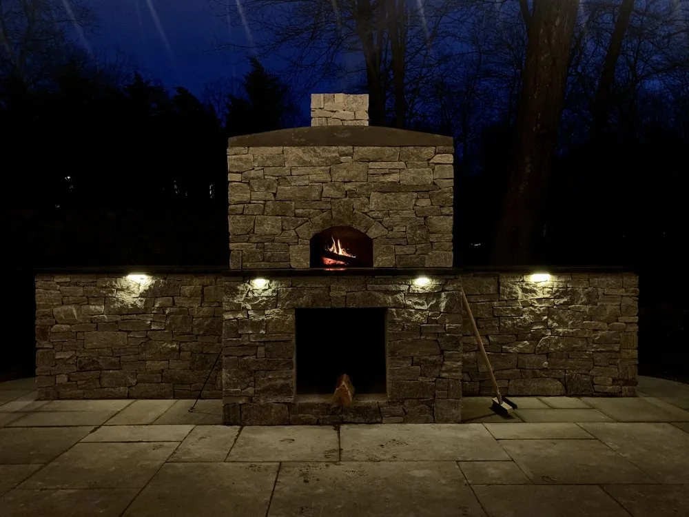 Custom lawn care service in Rockland, MA - Night View Landscape Lighting