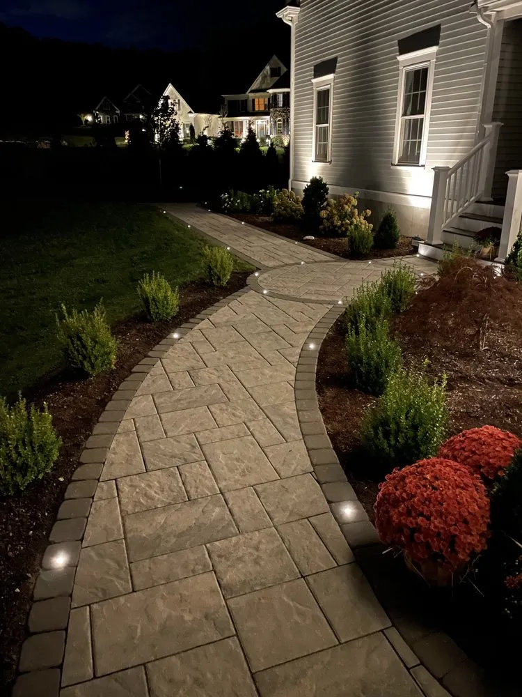 Trusted landscaping services experts serving Rockland, MA - Night View Landscape Lighting