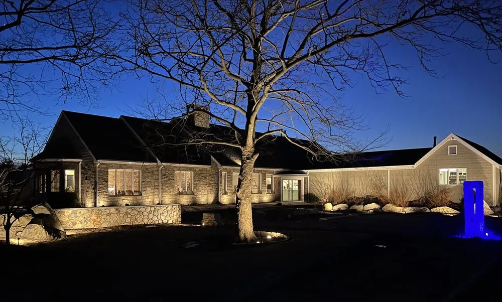 Professional lawn mowing service experts serving Rockland, MA - Night View Landscape Lighting