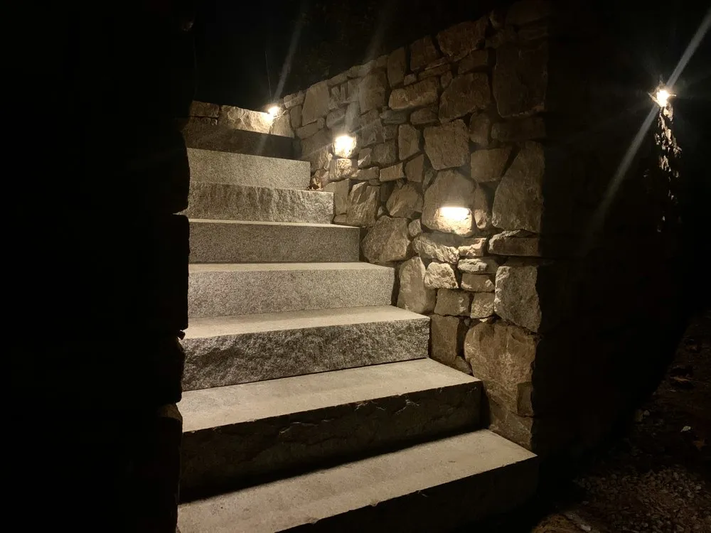 Local residential landscaping experts serving Rockland, MA - Night View Landscape Lighting