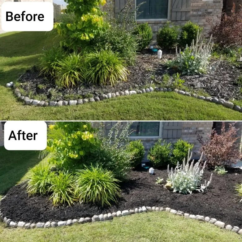 Local landscape design near you in Justin, TX by Nighthawk Lawn & Landscape