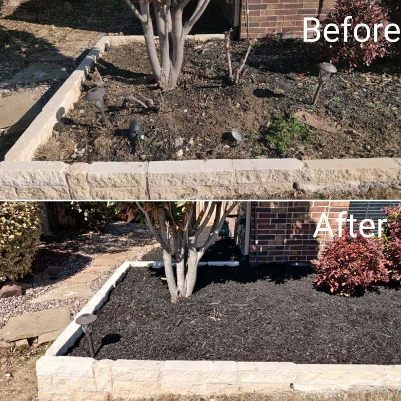 Expert landscape installation for beautiful yards in Justin, TX by Nighthawk Lawn & Landscape
