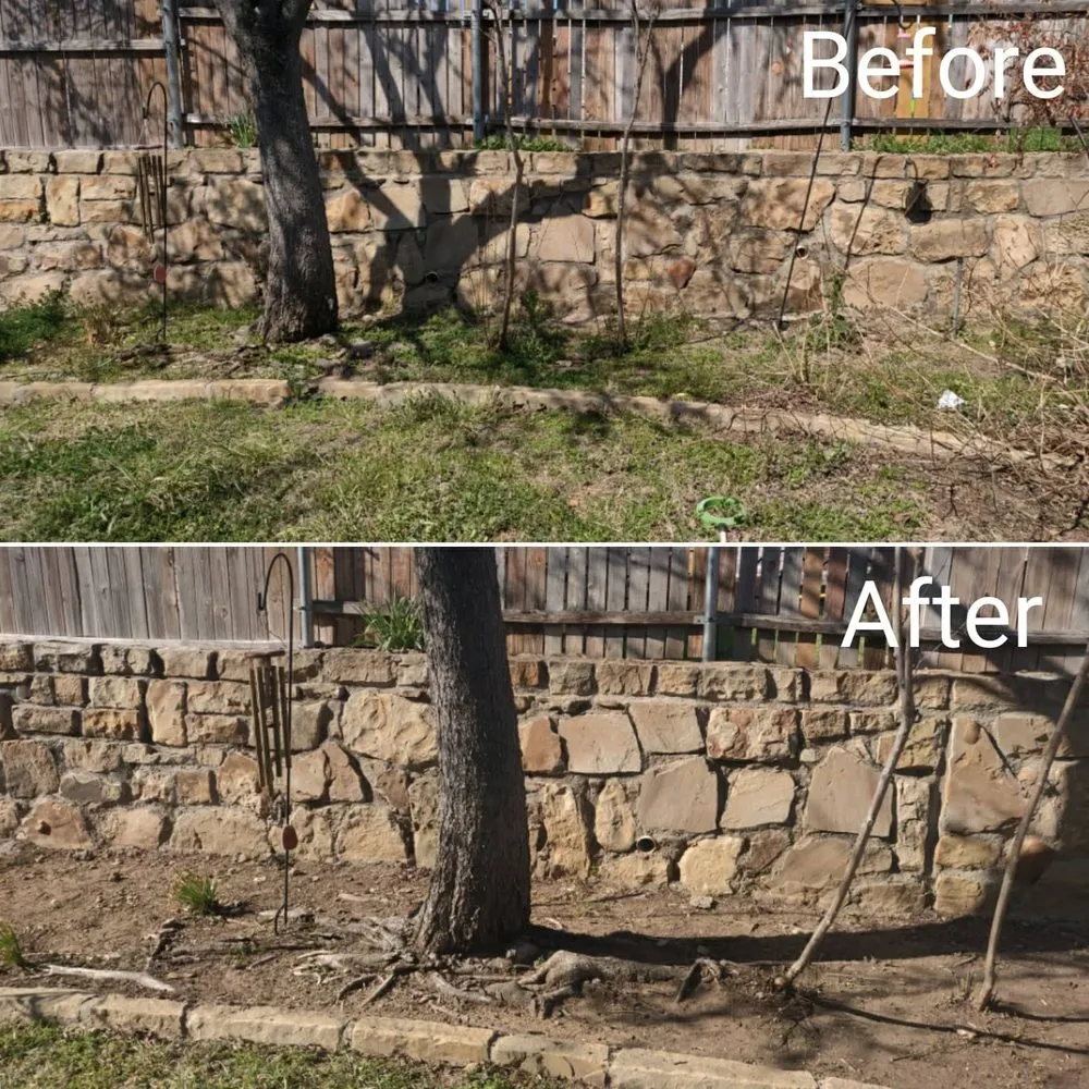 Professional yard maintenance in Justin, TX by Nighthawk Lawn & Landscape