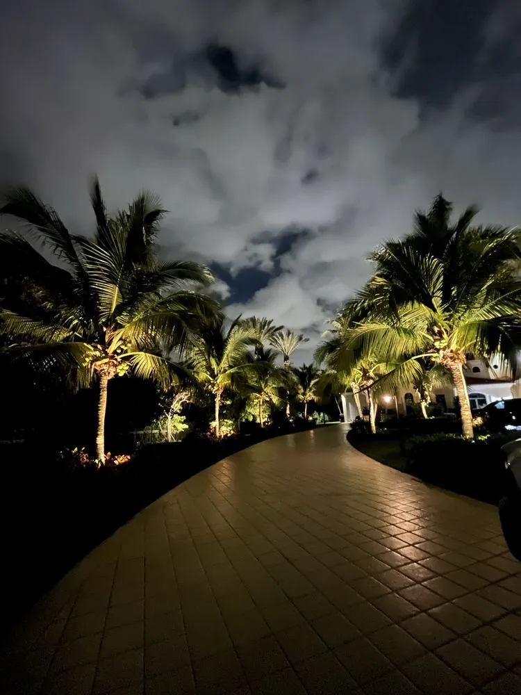 Professional yard maintenance in Wellington, FL by Nightlight Pros