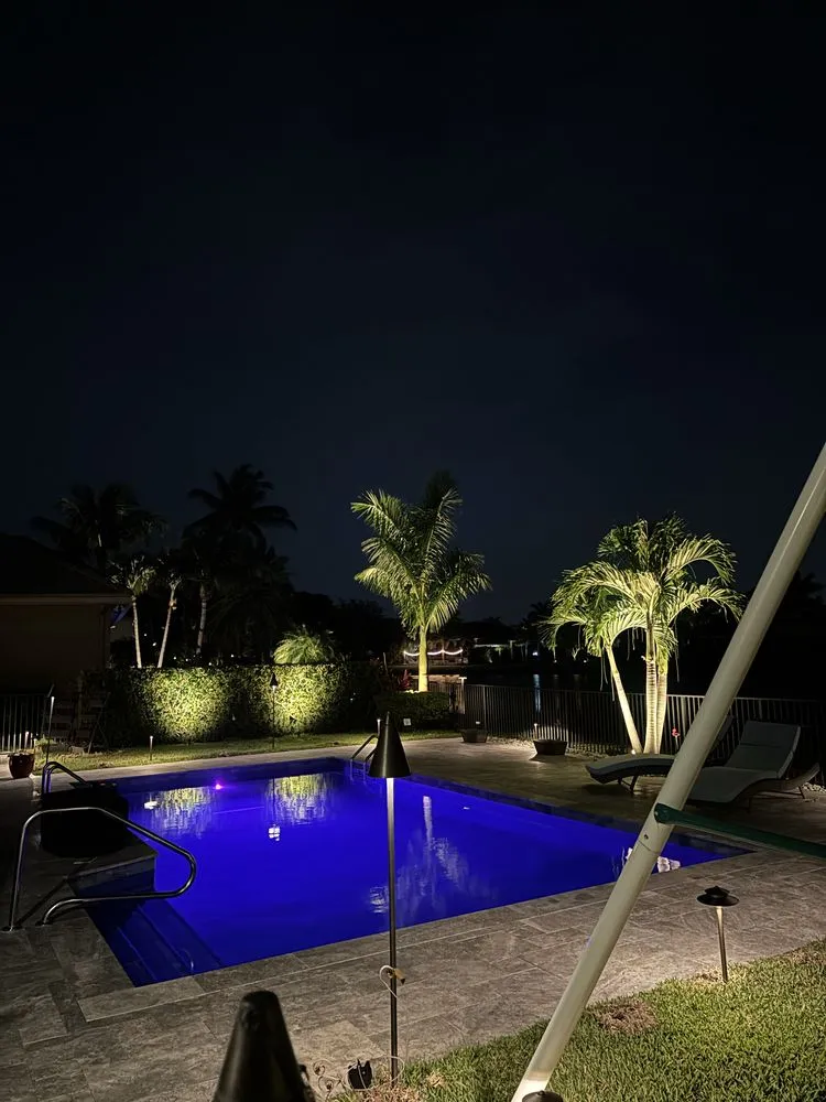 Affordable landscaping services in Wellington, FL by Nightlight Pros