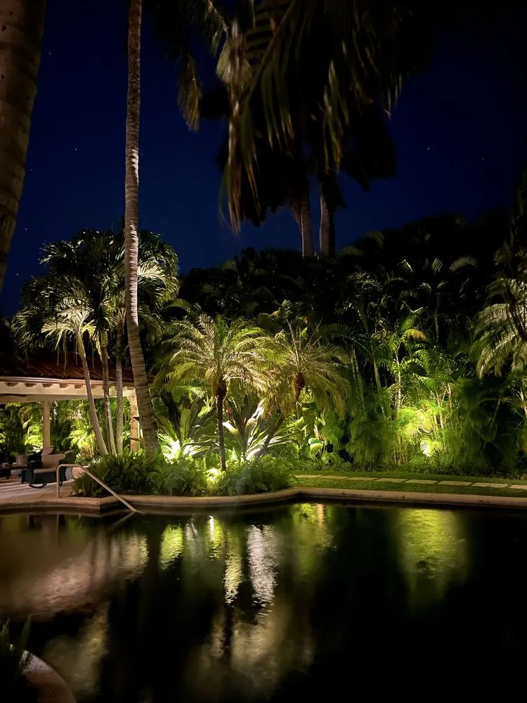 Local landscape installation in Wellington, FL by Nightlight Pros