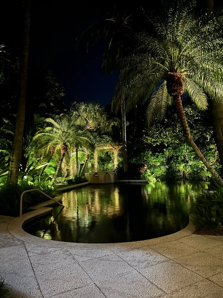 Expert garden landscaping in Wellington, FL by Nightlight Pros