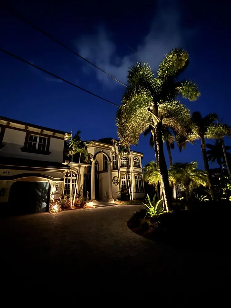 Affordable garden landscaping for residential properties across Wellington, FL - Nightlight Pros