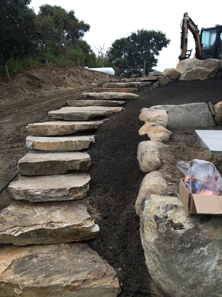 Professional landscape installation in New Bedford, MA by NIJ Landscape Construction