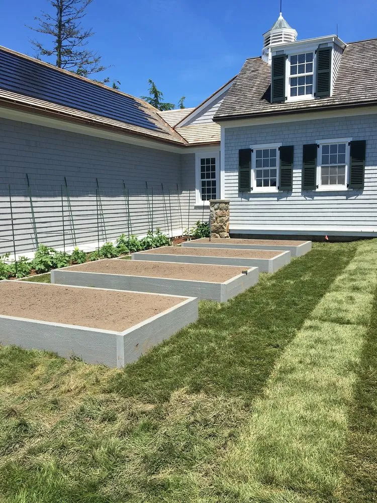 Custom landscape installation in New Bedford, MA by NIJ Landscape Construction