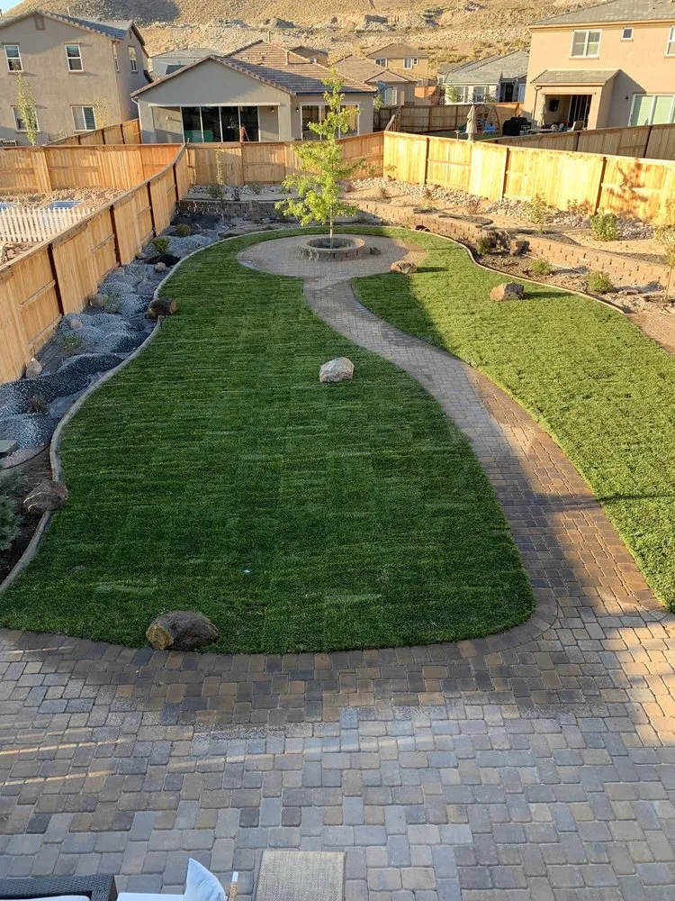 Custom lawn mowing service for year-round maintenance across Reno, NV - Nile River Landscape