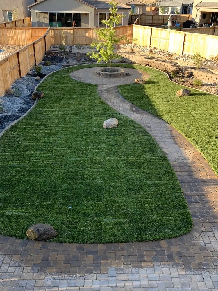 Custom lawn mowing service for year-round maintenance across Reno, NV - Nile River Landscape