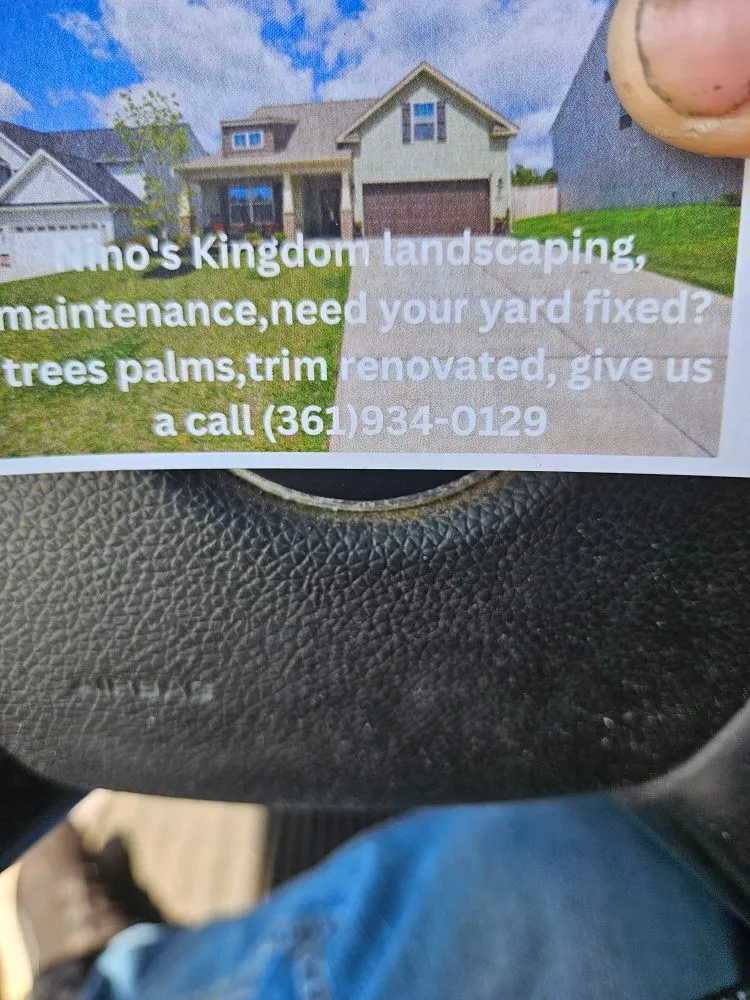 Custom yard maintenance with custom design in Corpus Christi, TX by Nino's Kingdom Landscaping