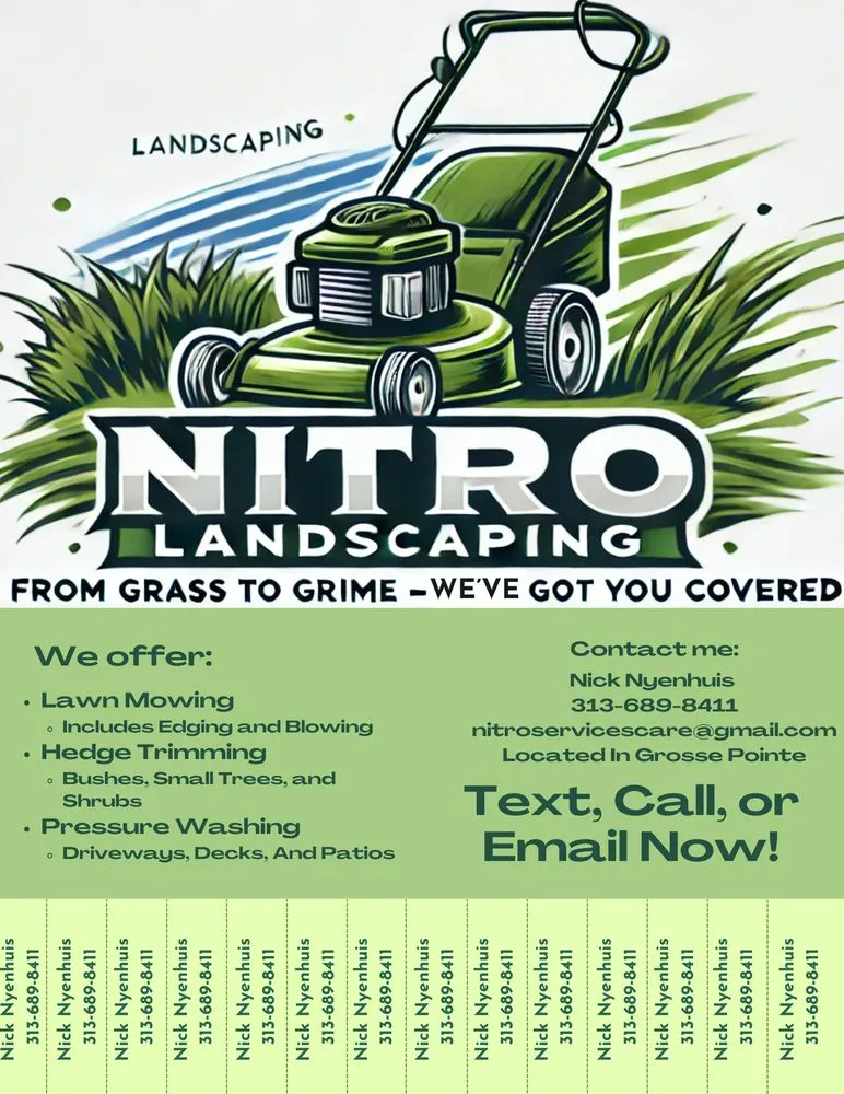 Professional landscape installation experts serving Grosse Pointe, MI - Nitro Services