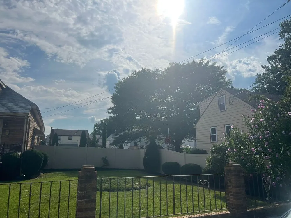 Custom landscape installation with custom design in Everett, MA by NJ Demolition & Chirok