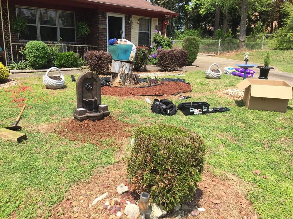 Local lawn mowing service for beautiful yards in Riverdale, GA by N&J Home improvement repair contractor