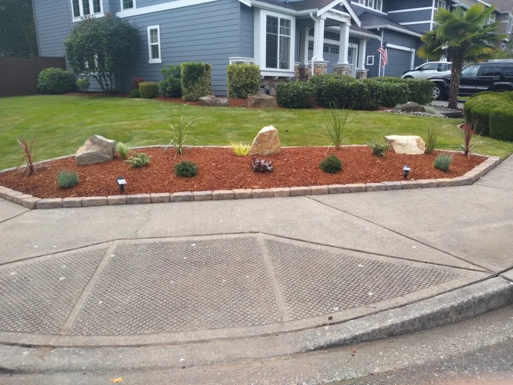 Affordable lawn care service for residential properties in Everett, WA by NJ Landscaping & Construction