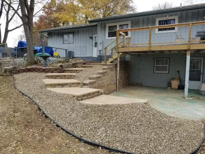 Affordable landscaping services in Liberty, IL by NK Construction