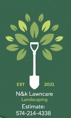 N&K Lawncare Landscaping Logo