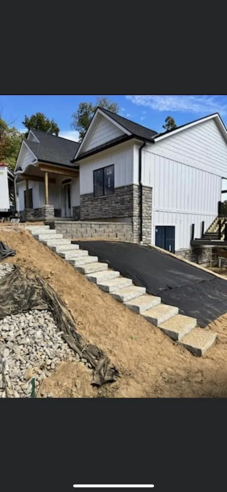 Custom yard cleanup service with custom design in Walton, KY by NKY Lawn Pros