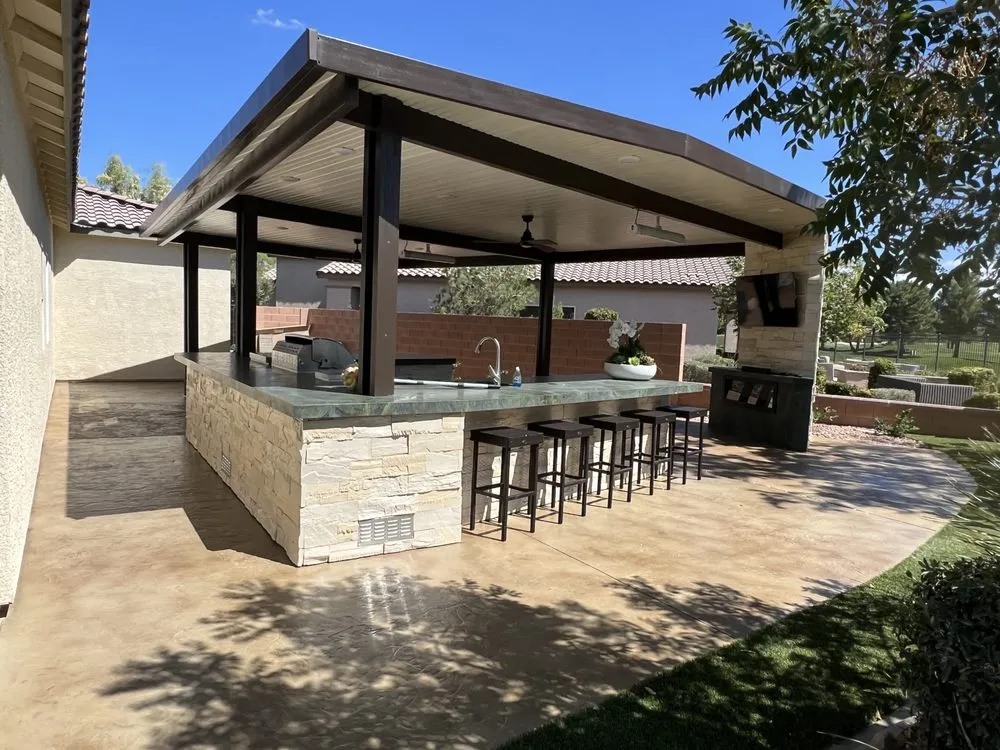 Custom outdoor landscaping for beautiful yards across Las Vegas, NV - NLC Landscaping