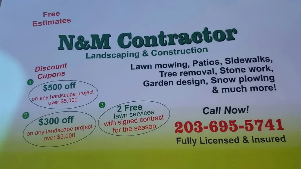 Custom residential landscaping in Wallingford, CT - Nm Contractor