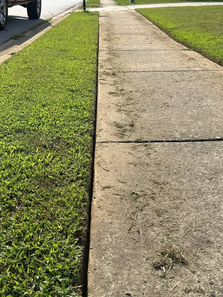 Custom garden landscaping in Hampton, GA by NN Landscaping