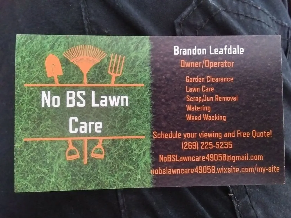 Local lawn mowing service in Hastings, MI by No BS Lawn Care
