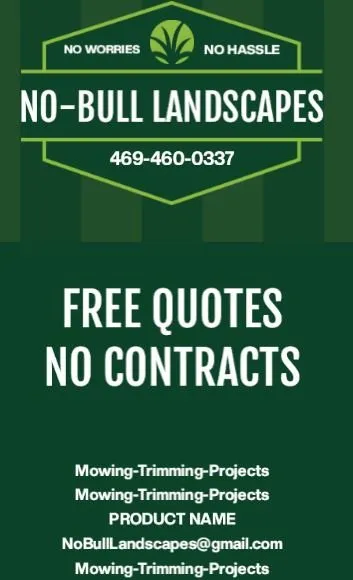 Trusted yard maintenance for beautiful yards across Waxahachie, TX - No-Bull Landscapes