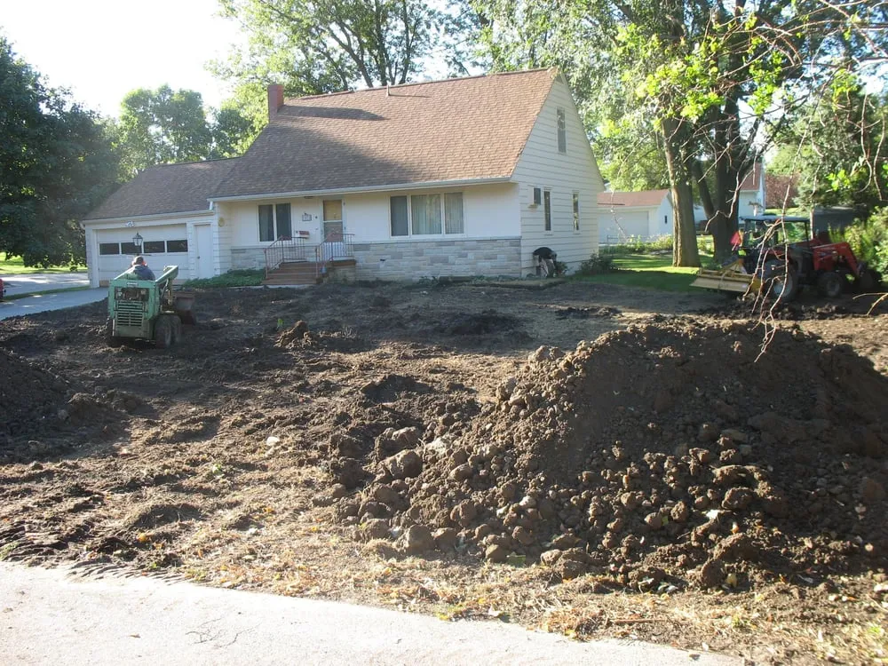Professional yard cleanup service in Perry, IA by No Lawn Left Behind