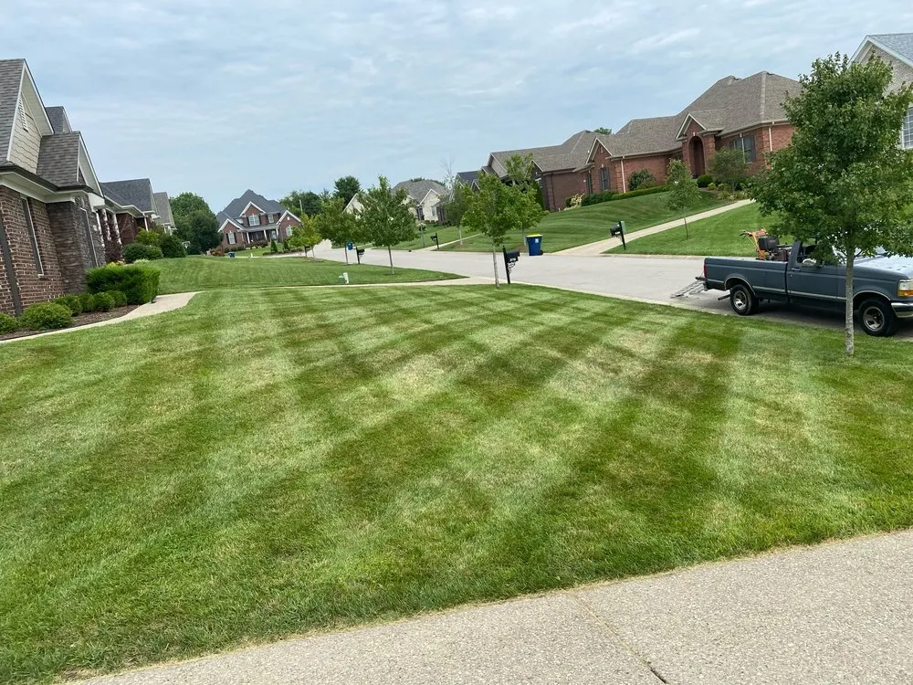 Affordable lawn care service with custom design in Louisville, KY by No Limit Landscaping