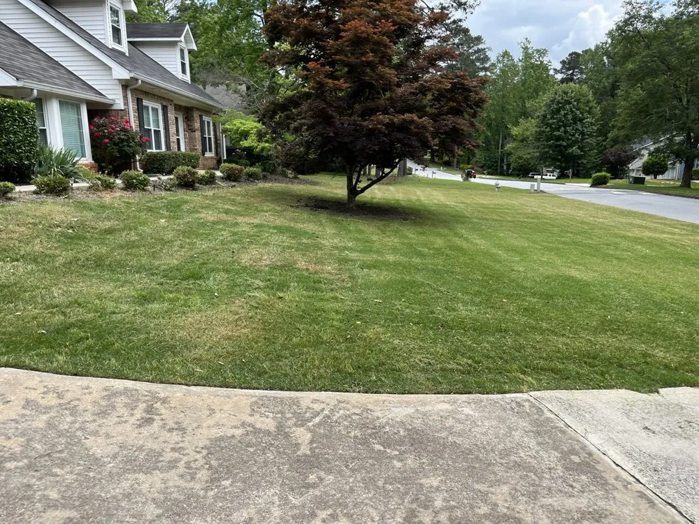 Custom residential landscaping with custom design across Smyrna, GA - No “Mo” Grass Lawn Care