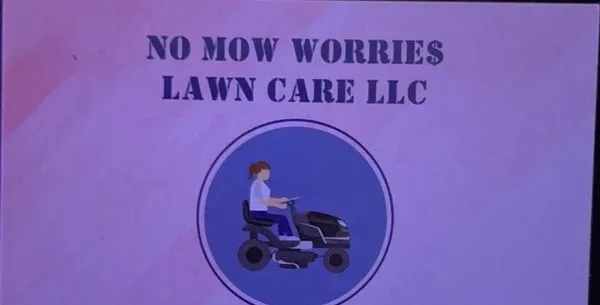 No Mow Worrie$ Lawn Care Logo