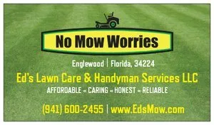 Local residential landscaping in Englewood, FL - No Mow Worries Ed's Lawn Care & Handyman Services