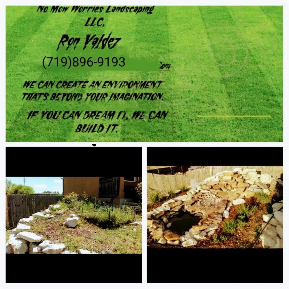 Custom landscape design experts serving Pueblo, CO - No Mow Worries Landscaping & Handyman Services