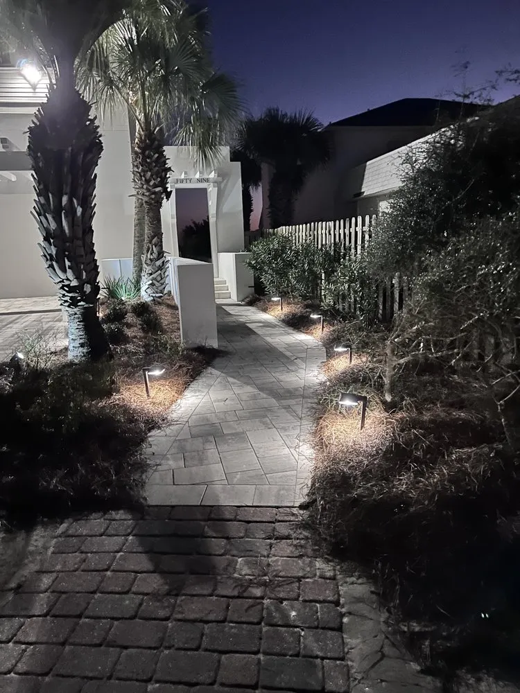 Professional landscaping services in Santa Rosa Beach, FL by No Mow Worries Landscaping and Design