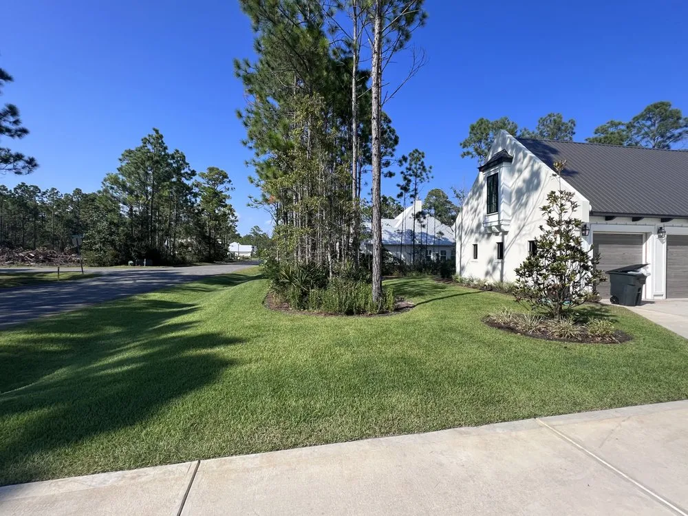 Professional landscaping services in Santa Rosa Beach, FL by No Mow Worries Landscaping and Design