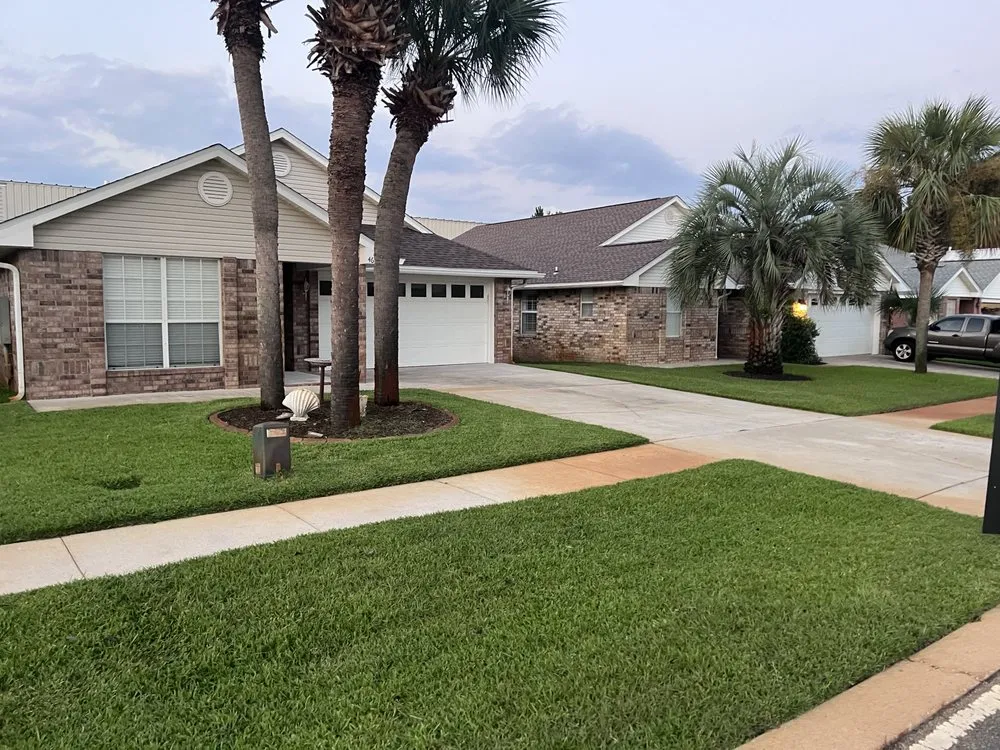Affordable residential landscaping for residential properties in Santa Rosa Beach, FL by No Mow Worries Landscaping and Design