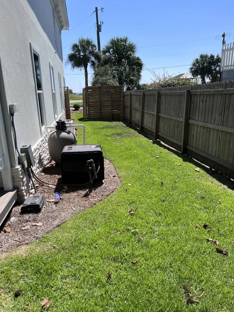 Custom landscaping services in Santa Rosa Beach, FL by No Mow Worries Landscaping and Design