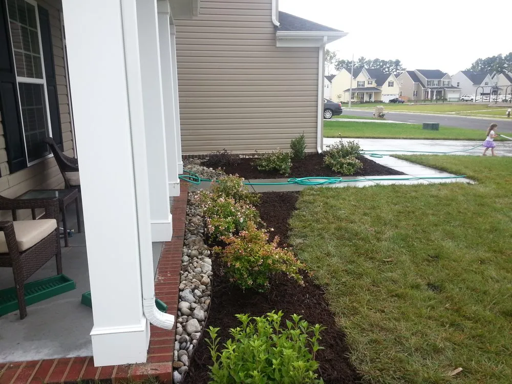 Local landscape design in Chesapeake, VA by No Option Lawns