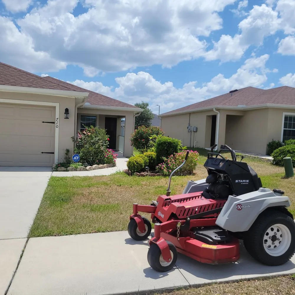 Expert landscape installation in Kissimmee, FL by No Problem Home Care Services