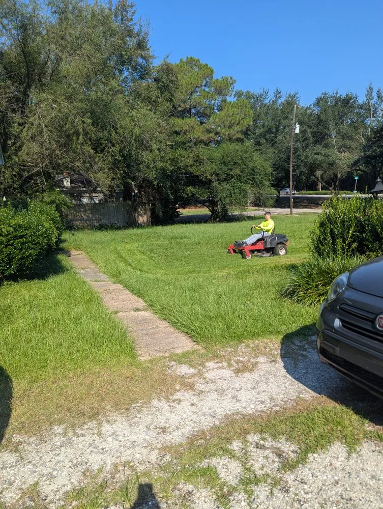 Affordable lawn mowing service for residential properties in Mobile, AL by No Sass Just Grass